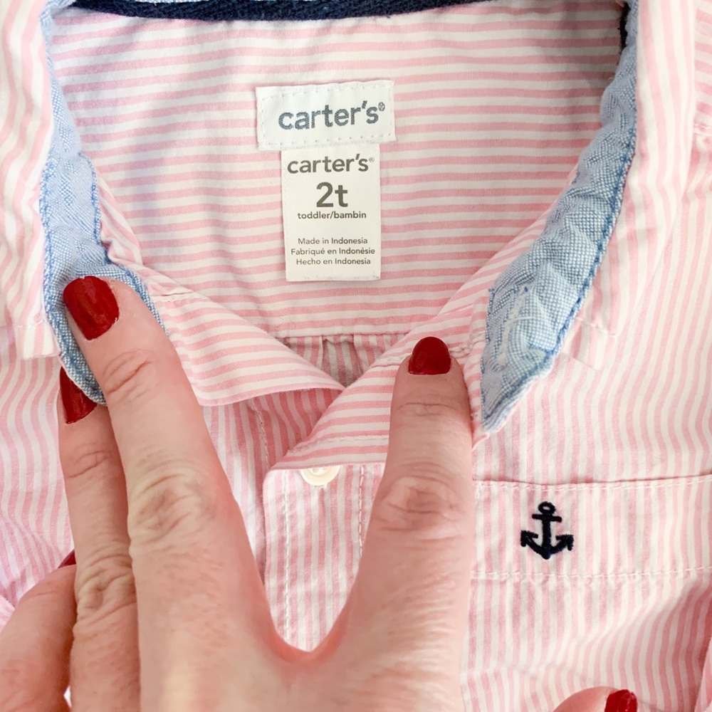 Carters Button Down - Picture 3 of 3